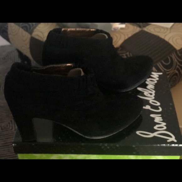 Sam Edelman Simone Suede Booties - Picture 3 of 3